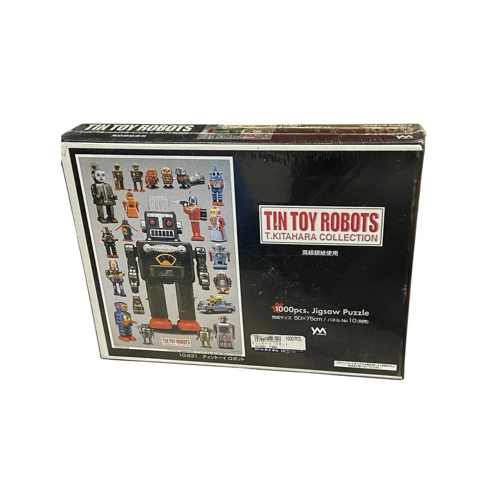 Yanoman T. Kitahara Collection Tin Toy Robots 1000 Pc Jigsaw Puzzle Sealed